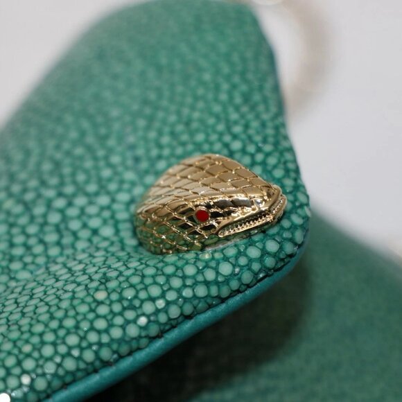 Bulgari Serpenti Reverse Micro Top Handle Bag - Green - Picture 10 of 14